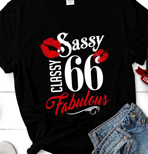 Sassy Classy Fabulous 66 66th Birthday Gift for Women 66th | Etsy