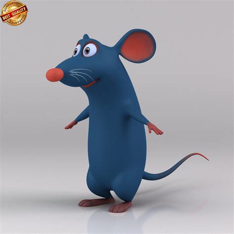 3d rat cartoon toon