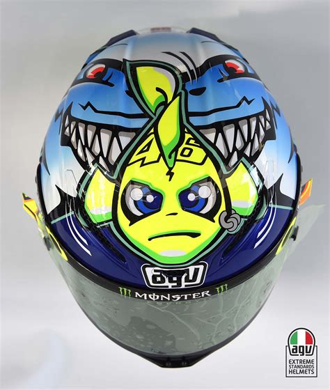 Valentino Rossi’s 2015 Misano AGV Helmet - Asphalt & Rubber