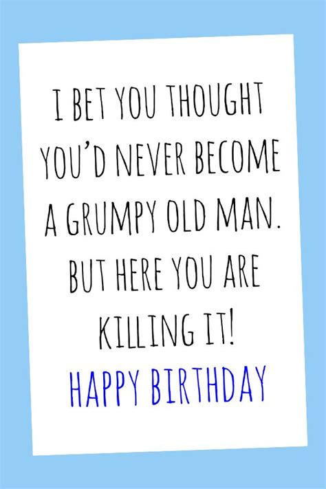 Funny Birthday Card for Dad Grandpa Grandad Pop Husband | Etsy ...