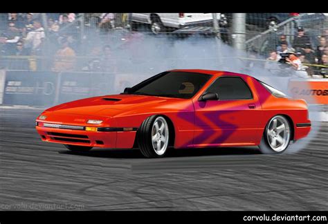 Mazda RX7 - FC Drift by corvolu on DeviantArt