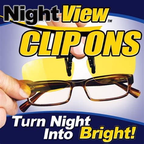 Night View NV Clip Ons Glasses