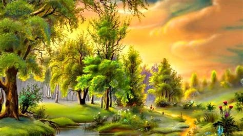 Nature Painting Wallpapers - Top Free Nature Painting Backgrounds - WallpaperAccess