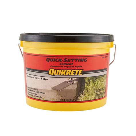 Quikrete 10 lb. Quick-Setting Cement Concrete Mix-124011 - The Home Depot