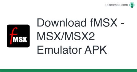 fMSX - MSX/MSX2 Emulator APK (Android Game) - Free Download