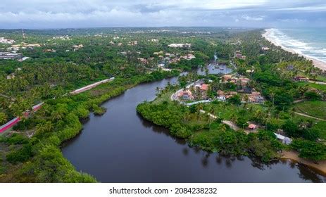 Aerial View Imbassai Beach Bahia Brazil Stock Photo 2084238232 ...