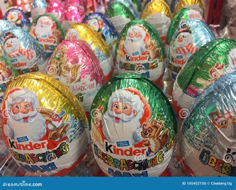 Kinder Surprise Chocolate Eggs Editorial Image - Image of illustrative ...