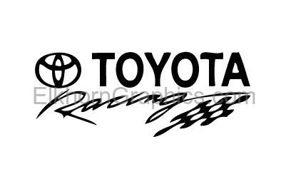 Toyota Racing Sticker - Racing Stickers | Elkhorn Graphics LLC