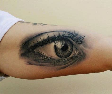 Arm Realistic Eye Tattoo by Peter Tattooer