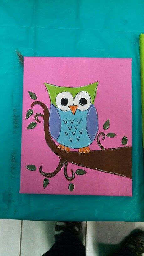 Owl Painting Canvas at PaintingValley.com | Explore collection of Owl ...