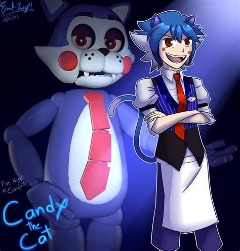 FNaC: Candy the Cat (Remastered) by Emil-Inze | Anime fnaf, Fnaf ...