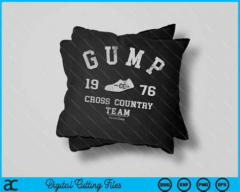 Forrest Gump Cross Country SVG PNG Digital Cutting Files – creativeusarts