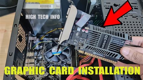 How to Install Graphics Card in PC - YouTube