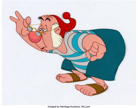 Peter Pan Mr. Smee Production Cel (Walt Disney, 1953). | Disney, Disney art, Walt disney