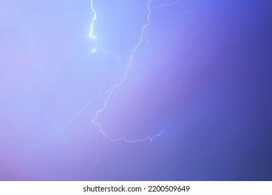 Lightning Stormy Night Sky Stock Photo 2200509649 | Shutterstock