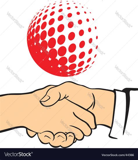 Business handshake Royalty Free Vector Image - VectorStock