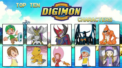 My Top Ten Digimon Characters by ArtChanXV on DeviantArt