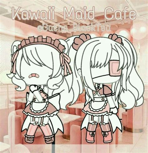 Kawai Maid Cafe | Anime drawing styles, Drawing anime clothes, Cute drawings