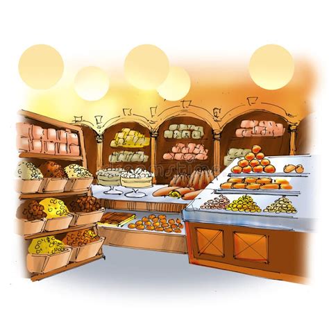 Candy shop stock illustration. Illustration of eats, color - 46546512