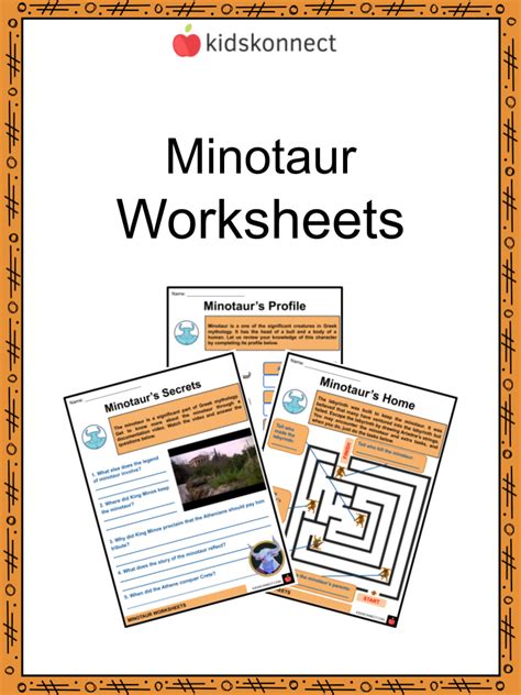 Minotaur Facts & Worksheets | Origins, Description, Labyrinth, Mythology