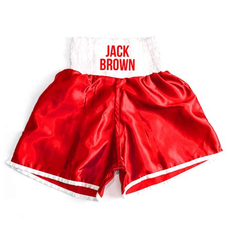 Personalised Boxing Shorts Children's Kids By We Print Balls ...