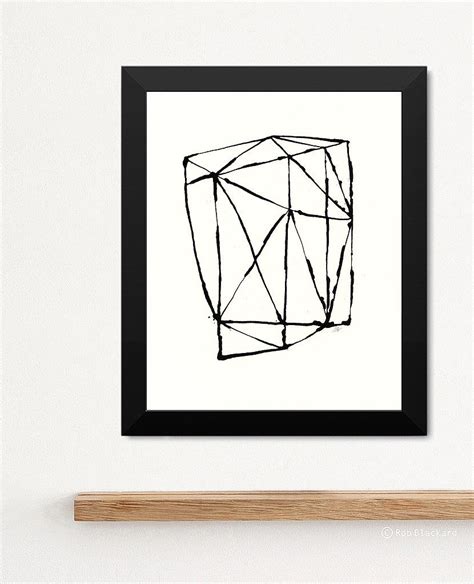 Prism Art Print | Modern Art | Black and White Art | – Rob and Bob