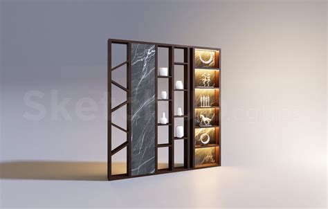 8560. Free Sketchup Wine Cabinet Model Download