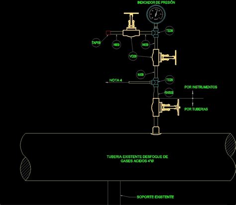 pressure_gauge_type_7_2d_dwg_elevation_for_autocad_348 • Designs CAD