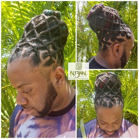 Pineapple style for the men. | Dread hairstyles, Locs hairstyles, Dreadlock styles