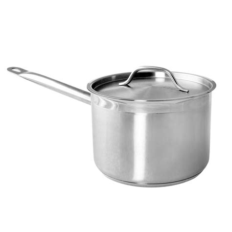 Excellante 6 quart 18/8 stainless steel sauce pan with lid, comes in each - Walmart.com