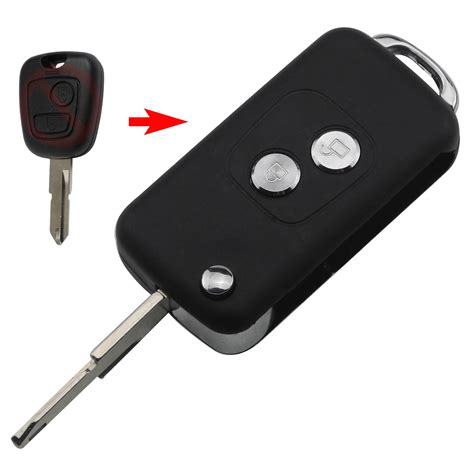 Aliexpress.com : Buy jingyuqin 2 Buttons Remote Car Key Shell Modified Flip Folding for PEUGEOT ...