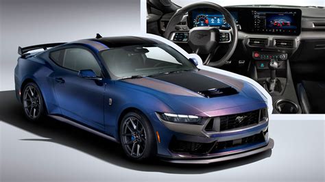 2024 Ford Mustang Dark Horse Comes With Color-Shifting Blue Paint, See ...