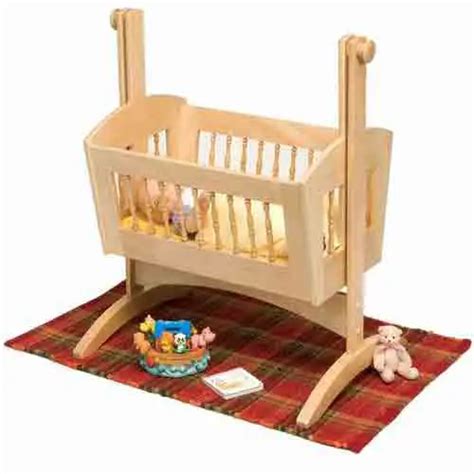 Doll Cradle Plans includes free PDF download.