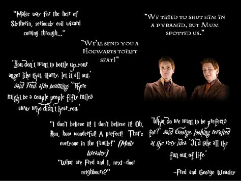 Fred And George Weasley Quotes. QuotesGram