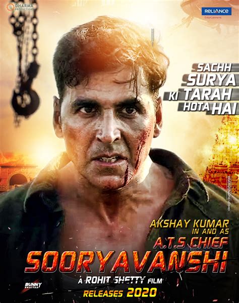 HindiDubbedSouthMoviesPosters: Sooryavanshi HD Poster Ft. Akshay Kumar