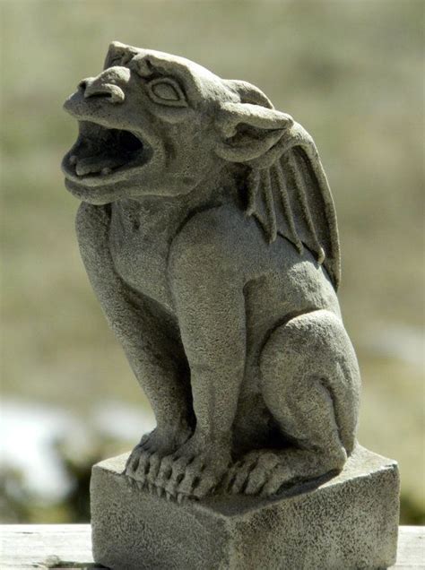 Babygoyle- gargoyle sculpture- gothic architectural ornament- Cast Shadows Studio- Richard ...