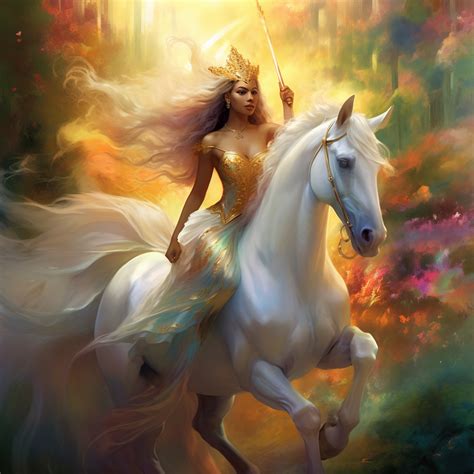 Princess 1 | Horse oil painting, Colorful horse painting, Horse painting