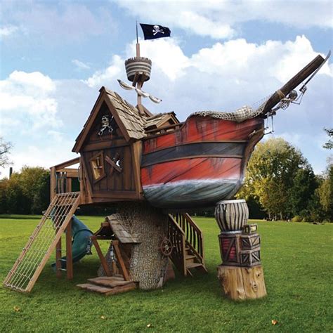 Pirate Ship Playhouse For Swashbuckling Rich Kids