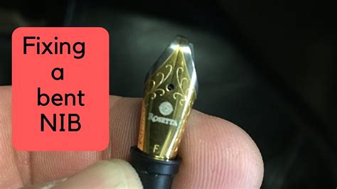 Fountain Pen Nib Repair