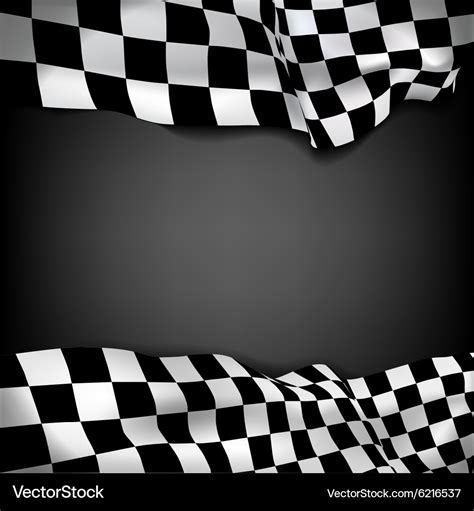 Checkered flag background Royalty Free Vector Image