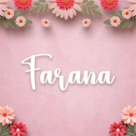 Farana Name DP & Wallpaper Collection