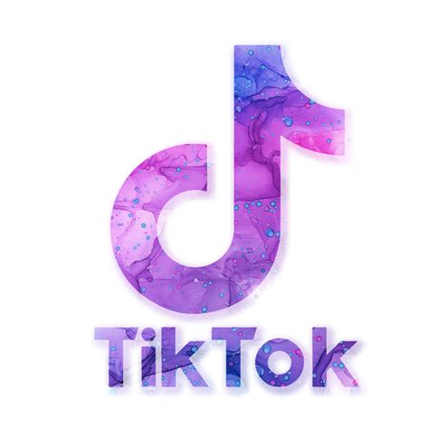 Tiktok Aesthetic Logo Blue - ' aesthetic tiktok logo pink purple sticker' sticker by strange print.