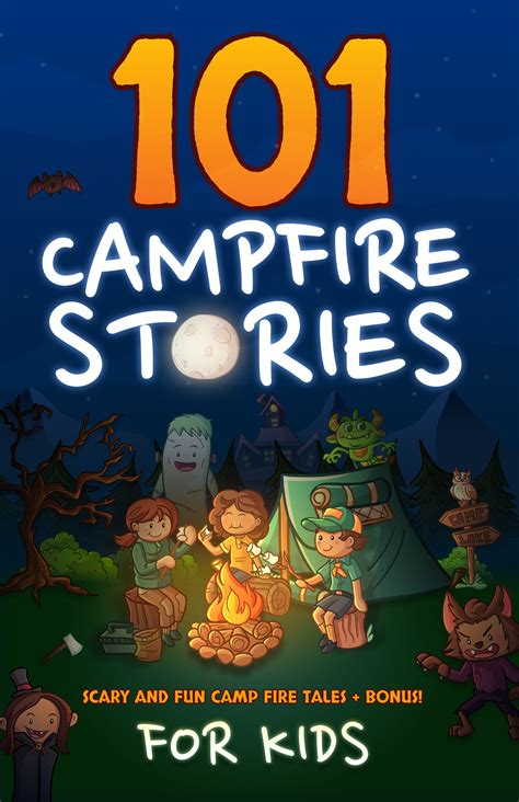 Funny Campfire Stories, Spooky Stories For Kids, Campfire Stories For Kids, Scary Stories Book ...