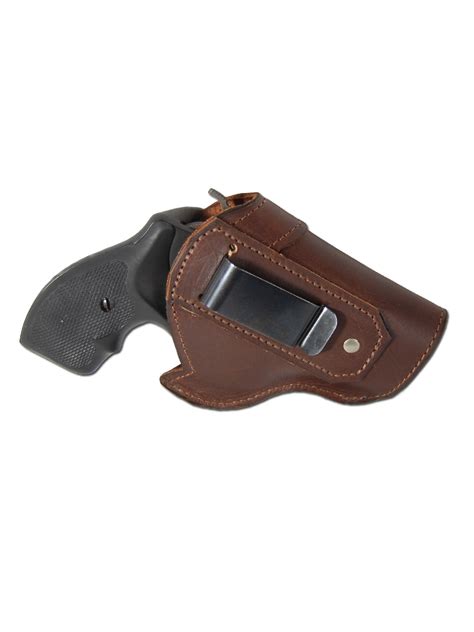 New Brown Leather IWB Holster for 2", Snub Nose .38 .357 Revolvers