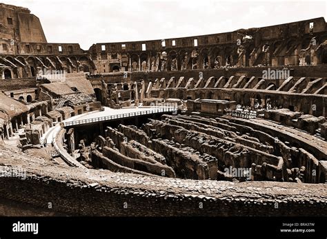 view from inside the coliseum Stock Photo - Alamy