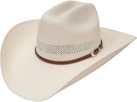 Stetson 10X Rincon Vent Straw Cowboy Hat at Amazon Men’s Clothing store