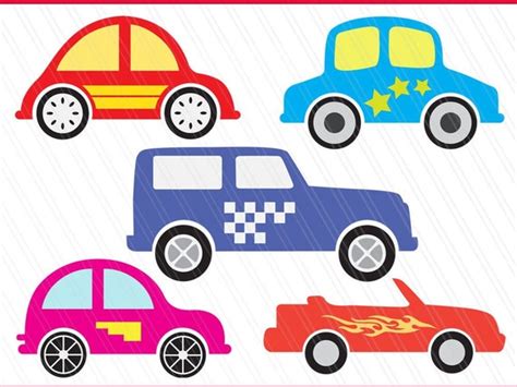 Plastic Toy Cars Clipart