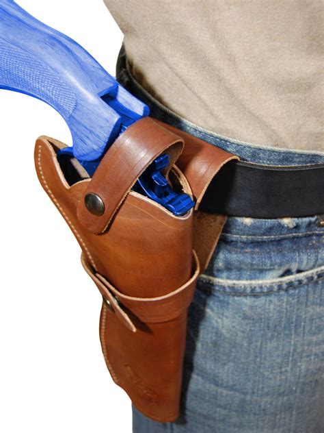 NEW Barsony Brown Leather Western Style Gun Holster for Taurus 6" Revolvers - Holsters