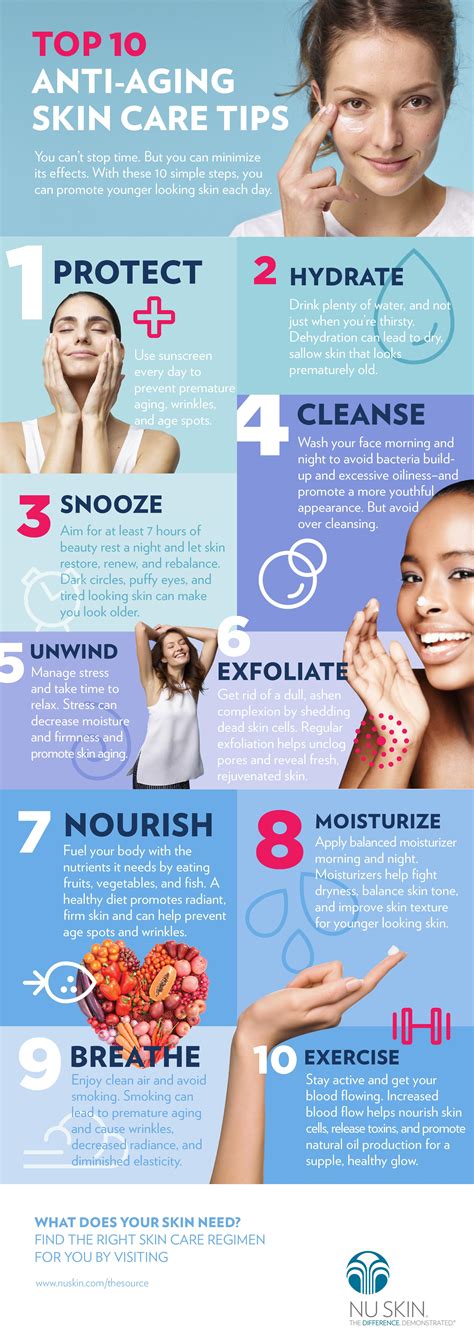 10 Anti-Aging Skincare Tips You Must Know- Infographic | LifeCellSkin