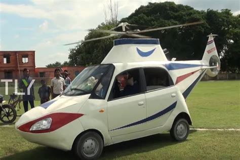 Amazing Video! Tata Nano modified into a Helicopter by man who fails to become a pilot - Car ...